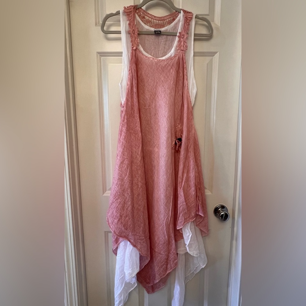 100% Gauzy Cotton Flowy Summer Dress